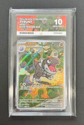 Tyrunt 070 Black Star Promo | Ace 10 Gem Mint | Perfect Order | Pokémon TCG