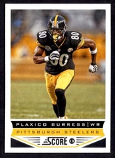 2013 Score Plaxico Burress Pittsburgh Steelers #166