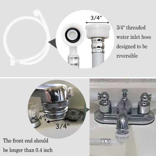 Costway Full-Automatic Laundry Wash Machine W/Drain Pump 2 in1 Washer/Spinner - Picture 5 of 12