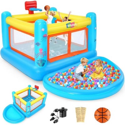 Upgraded PVC Inflatable Bounce House with Removable Ball Pit&Large Bounce House~