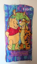 Winnie The Pooh  Tigger Best Friends vintage 90s Children's Sleeping Bag