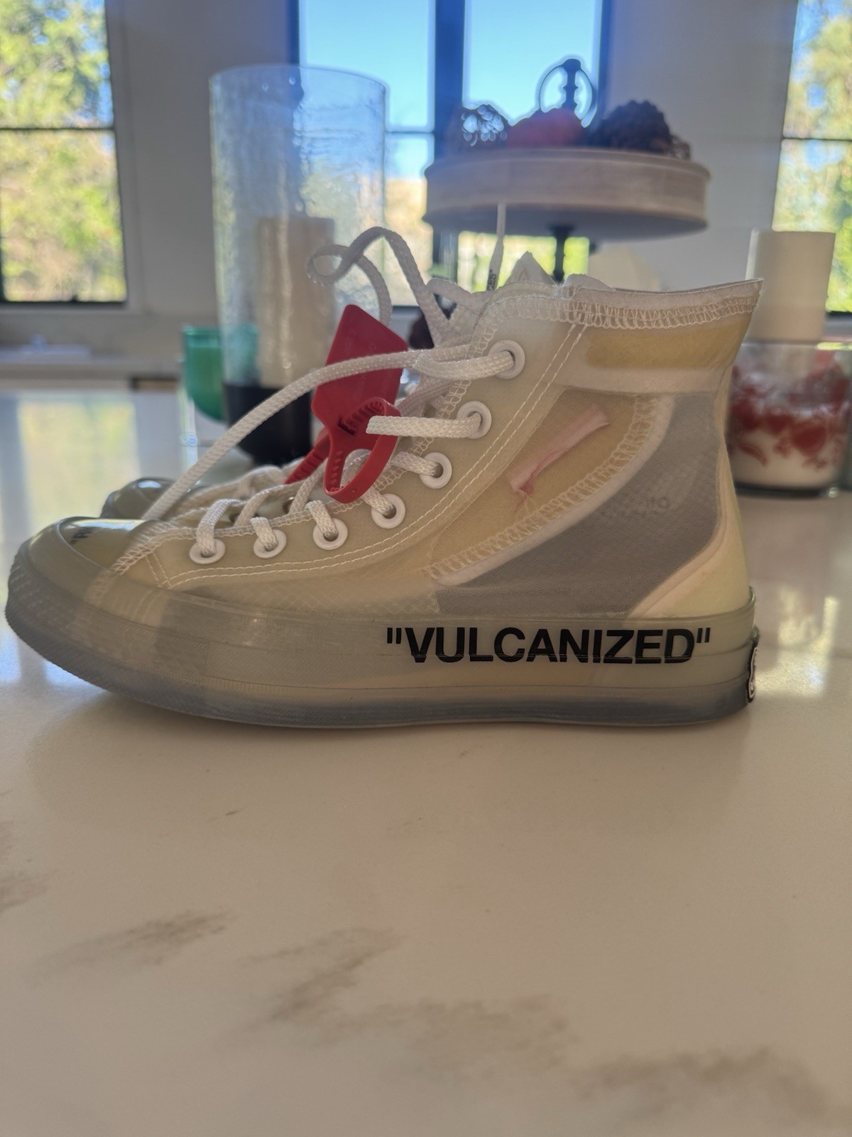 Off White Converse Vulcanized - image 2