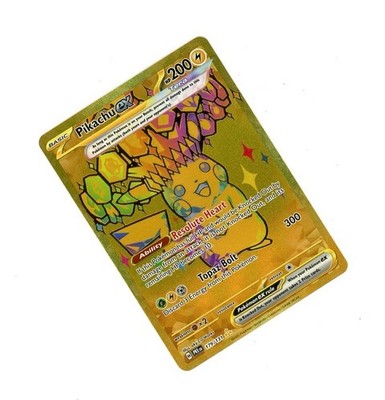 2025 Pokemon PIKACHU EX GOLD FULL ART HOLO 179/131 NM! | eBay
