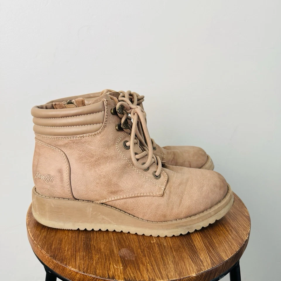 Botín de cuero marrón Blowfish Malibu City para mujer talla 9 Foto 4 de 4