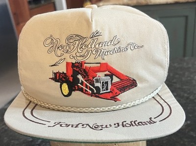 Vintage K Products FORD New Holland Machine Co Tractor Hat Cap USA