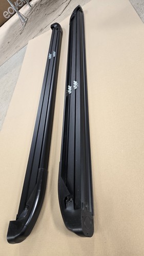 VW T5 T6 TRANSPORTER BRILLIANT SIDE STEPS RUNNING BOARDS 2003-15 BLACK - Picture 15 of 18