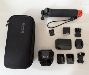 GoPro HERO 11 Black Accessory Bundle w/ Case, 2 Batteries, Mounts, Float Grip