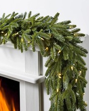 Balsam Hill BH Outdoor Winter Evergreen Foliage/Garland 10 ft RRP £199