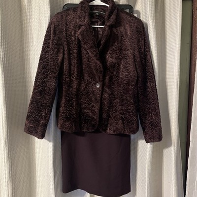 Suit Set Josephine Chaus Skirt Women s Set Size 8 Plum