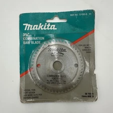 NEW MAKITA 721003-8 COMBINATION SAW BLADE 3-3/8" x 50 STEEL TEETH 15MM ARBOR