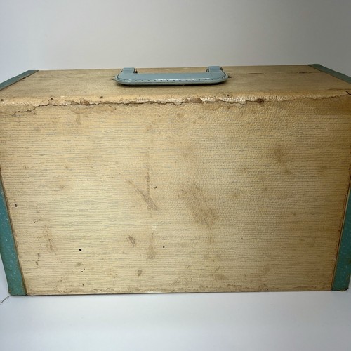 Vintage Capitol Deluxe Sewing Machine Turquoise With Vintage Case READ - Picture 19 of 24