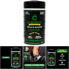 Single-Use Saturated Gun Oil Wipes Field Cleaning Lubricant Packets Hunting CLP