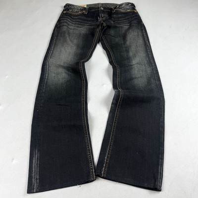 Vintage Dark Wash Bootcut Jeans Y2K Baggy Denim Low Rise Flare Streetwear Retro