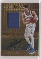 2017-18 Panini Opulence Golden Memorabilia 19/49 Enes Kanter #GA-EKT Auto s3g