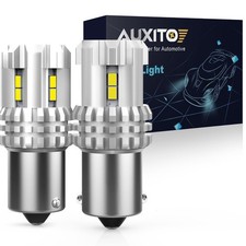 2X AUXITO 1156 7506 BA15S LED Reverse White Light Running Daytime 12K light