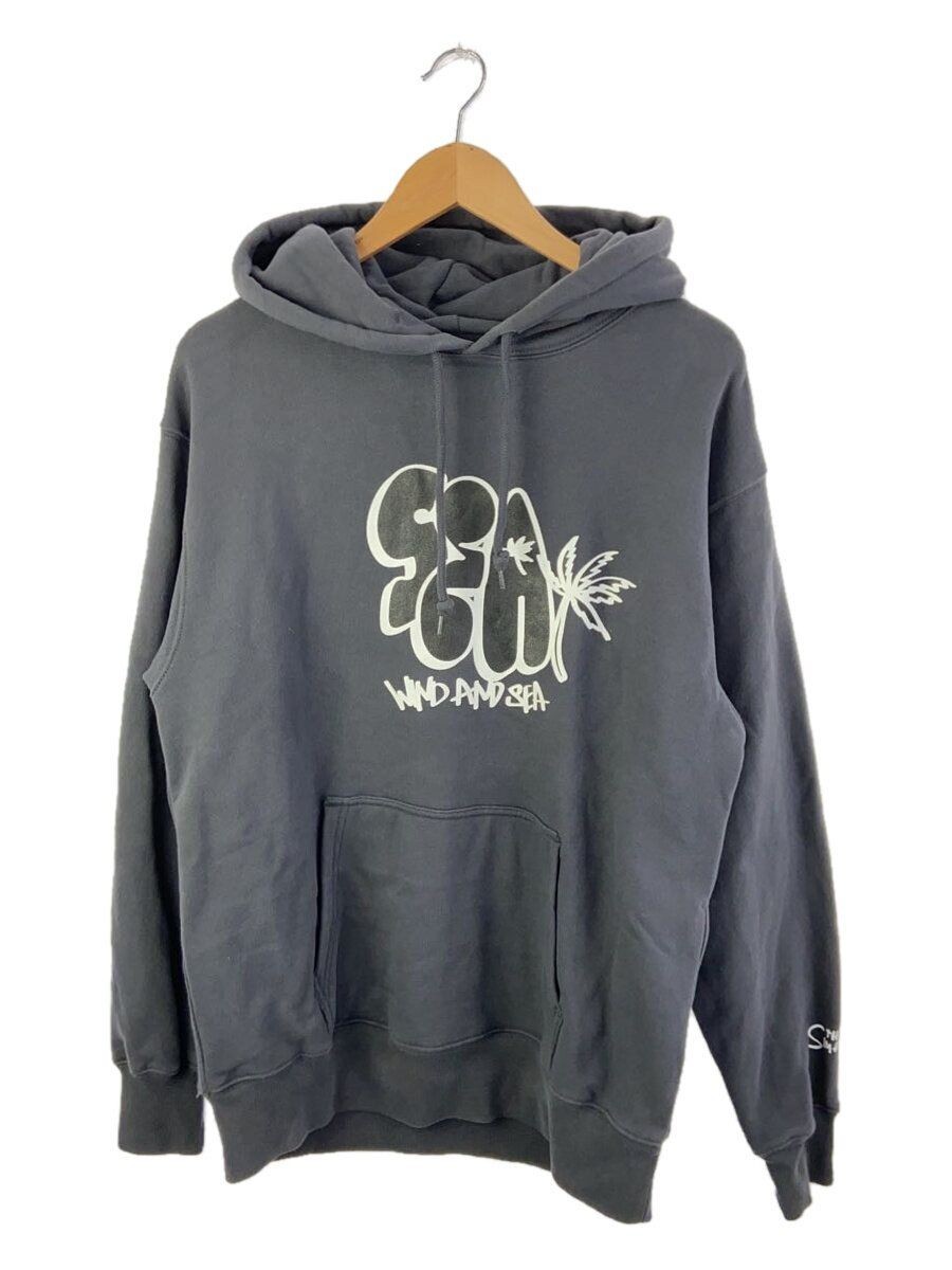WIND AND SEA HOODIE BLACK L size