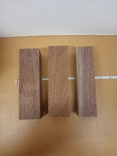 3 Black Walnut Turning Blanks Or Knife Scales 2-2x6 Inch 1-1 3/4x6