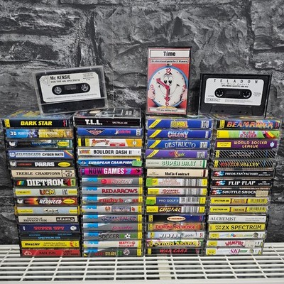 ZX Spectrum 48 / 128 K Spiele - Auswählen & Auswählen - Sinclair - kleines Gehäuse