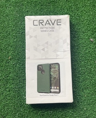 Crave Pixel 5 Case, Dual Guard Protection Series Case 5, Forest Green 