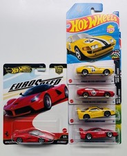 Hot Wheels Premium EURO SPEED LAFERRARI FERRARI F40 365 GTB4 Red Yellow