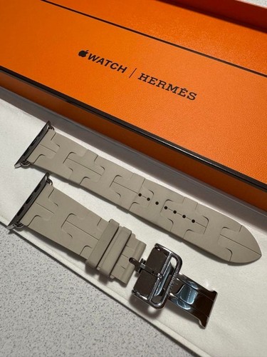 Bracelet Apple Watch HERMES Kilim Béton 46mm Occasion - Photo 4 sur 7