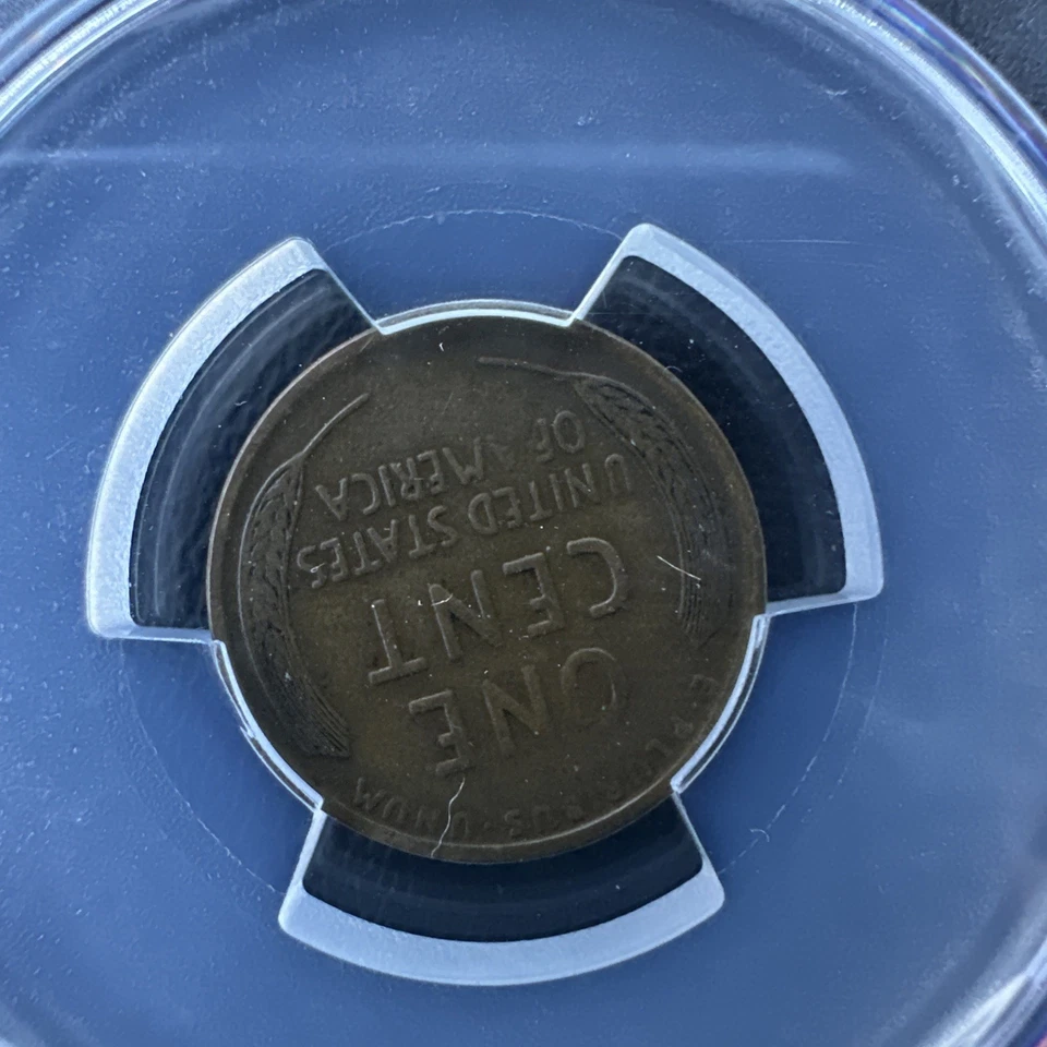 1914 D PCGS VF25 Lincoln Wheat Penny Key Date Coin Old Blue Holder Brown - Image 4 of 4