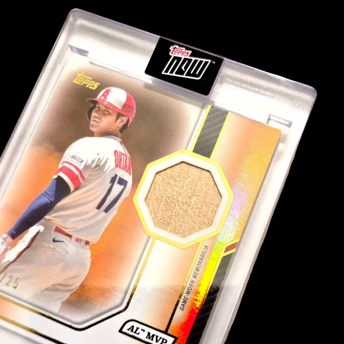 2025 Topps MVP Collection SHOHEI OHTANI Orange Foil Bat Relic SSP