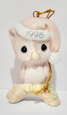 Precious Moments Owl Be Home for Christmas 96 Annual Edition Ornament 128708 NIB