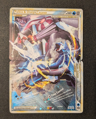 ULTRA RARE Palkia & Dialga Legend Set 101/102 Pokemon Holo HGSS