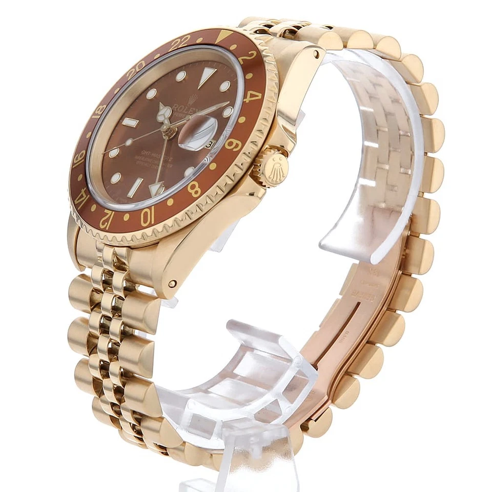ROLEX GMT Master II 16718 Brown 5 row jubilee bracelet L Number second hand mens - Image 2 of 4