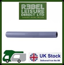 28mm Diameter x 25cm Length of Grey Push Fit Rigid Waste Pipe Motorhome/Caravan