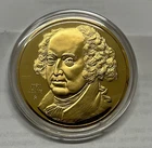 1973 FM STERLING SILVER 41 GRAM PROOF PRESIDENTIAL COIN = 1.2 OZ ASW = ADAMS