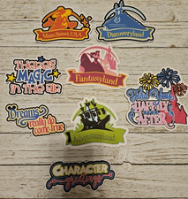 Disney's MAGIC KINGDOM 8 Piece Printed Scrapbook Embellishment Die Cuts