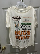 Image of New!Warner Brothers Looney Tunes Bugs Bunny T-Shirt. Size Juniors XXXL(21).Cute!