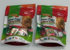 2 5.8 oz Packs: Dulzura Sugar Free Sesame seed Candy Crunchy Mini Vegan Ajonjoli