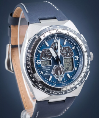 Citizen Promaster Skyhawk Men's Watch World Time Sapphire Blue
