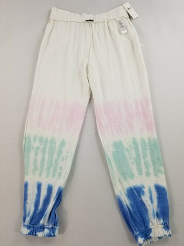 Splendid women sweatpants RS1A18X MTY cotton blend white pockets sz M - Picture 9 of 12