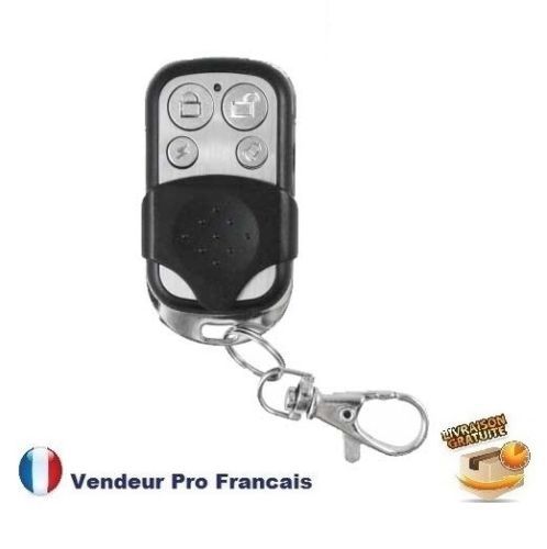 Télécommande Portail Universelle 433 mHZ ABCD 4 Canaux Télécommande Clonage à Code Fixe pour Porte de Garage Porte électrique - Bricolage