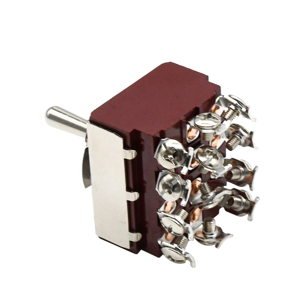 5PCS Toggle Switch E-TEN(A) Precision Button Switch 250V 16A 12Pin On Off Switch