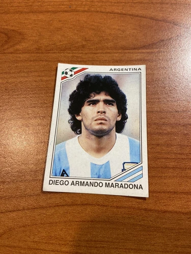 FIGURINA PANINI DIEGO ARMANDO MARADONA MUNDIAL MEXICO 86 STICKER ORIGINALE 84