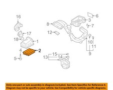 HYUNDAI OEM 06-10 Sonata EngineTransaxle Air Intake-Air Filter 281133K010
