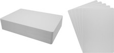 100 Magazine Bin Index Divider Cards - 8-1/4"x11-3/4" - White Standard 30mil