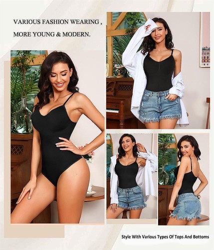 Snatched Bodysuit, Bodysuit, Snatched Shapewear Full Body Shaper Tanks Top US - 第 7/31 張圖片
