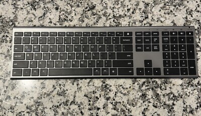 iClever IC-BK10 Silver Multi Device Ultra Slim Rechargeable Wireless Keyboard