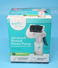 EVENFLO ~ Advanced Manual Breast Pump ~ BPA Free ~ Lightweight ~ Pivoting Handle