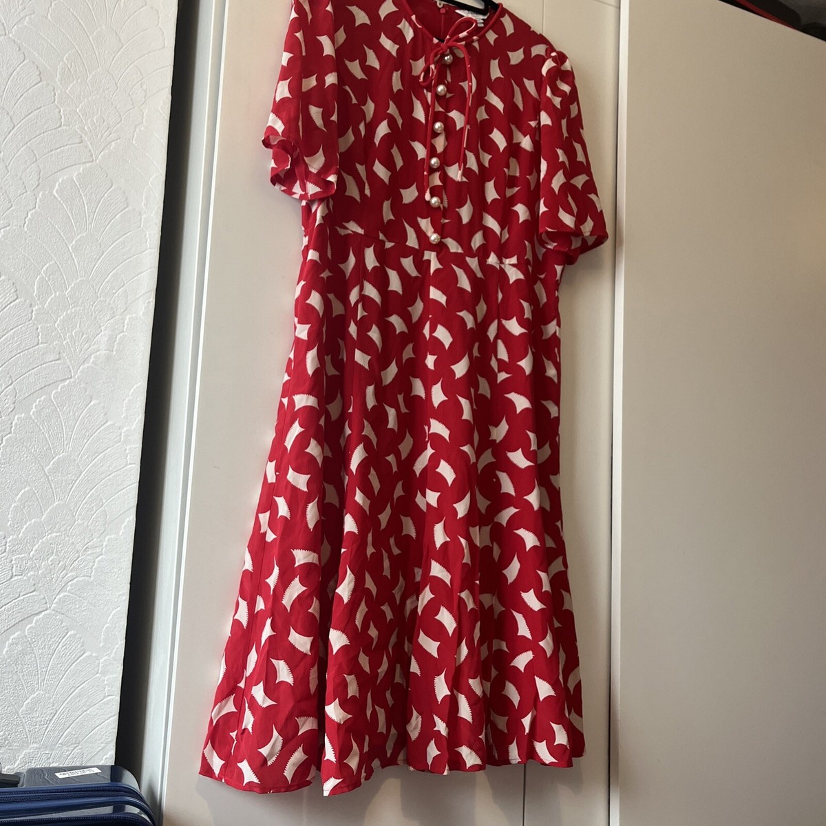 Tea Dress Lk Bennett Red Silk Dress LK Bennett Eve Cranberry Silk