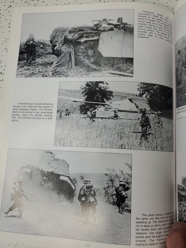 PANZERWAFFE AT WAR - MOSCOW TO BERLIN Paperback With Poster Military Book Club - Picture 4 of 6