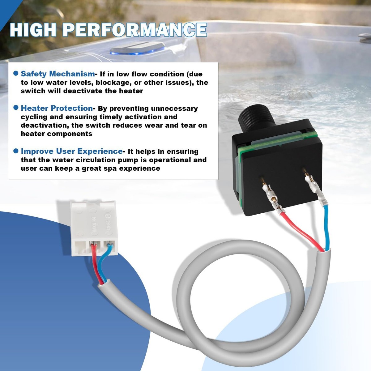 Hot Tub Spa Pressure Switch For Watkins 73995 Hot Spring Solana Caldera Hot  Spot | eBay