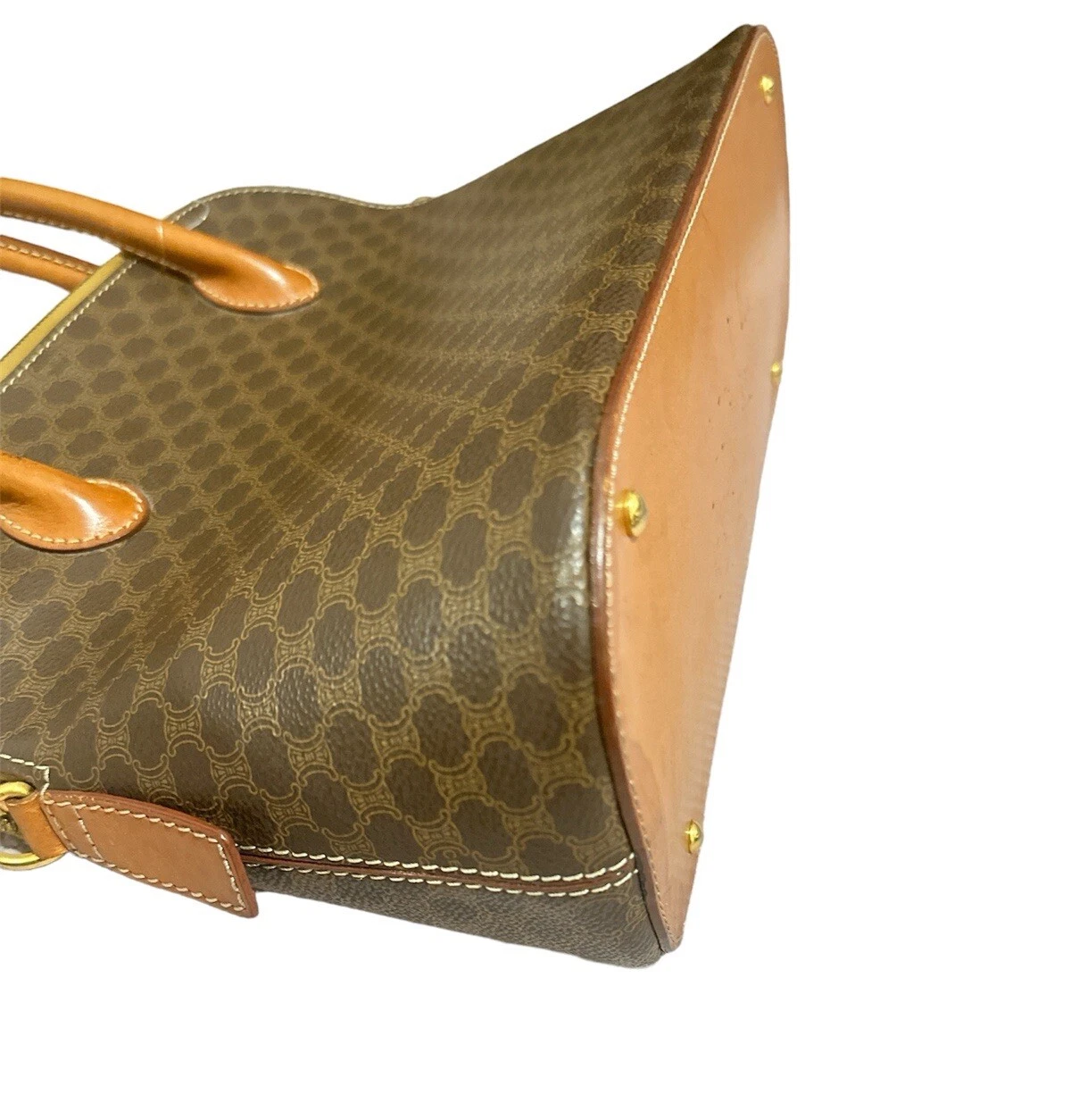 Borsa a mano Vintage Celine Bolide Triomphe Marrone Pelle Media Usata