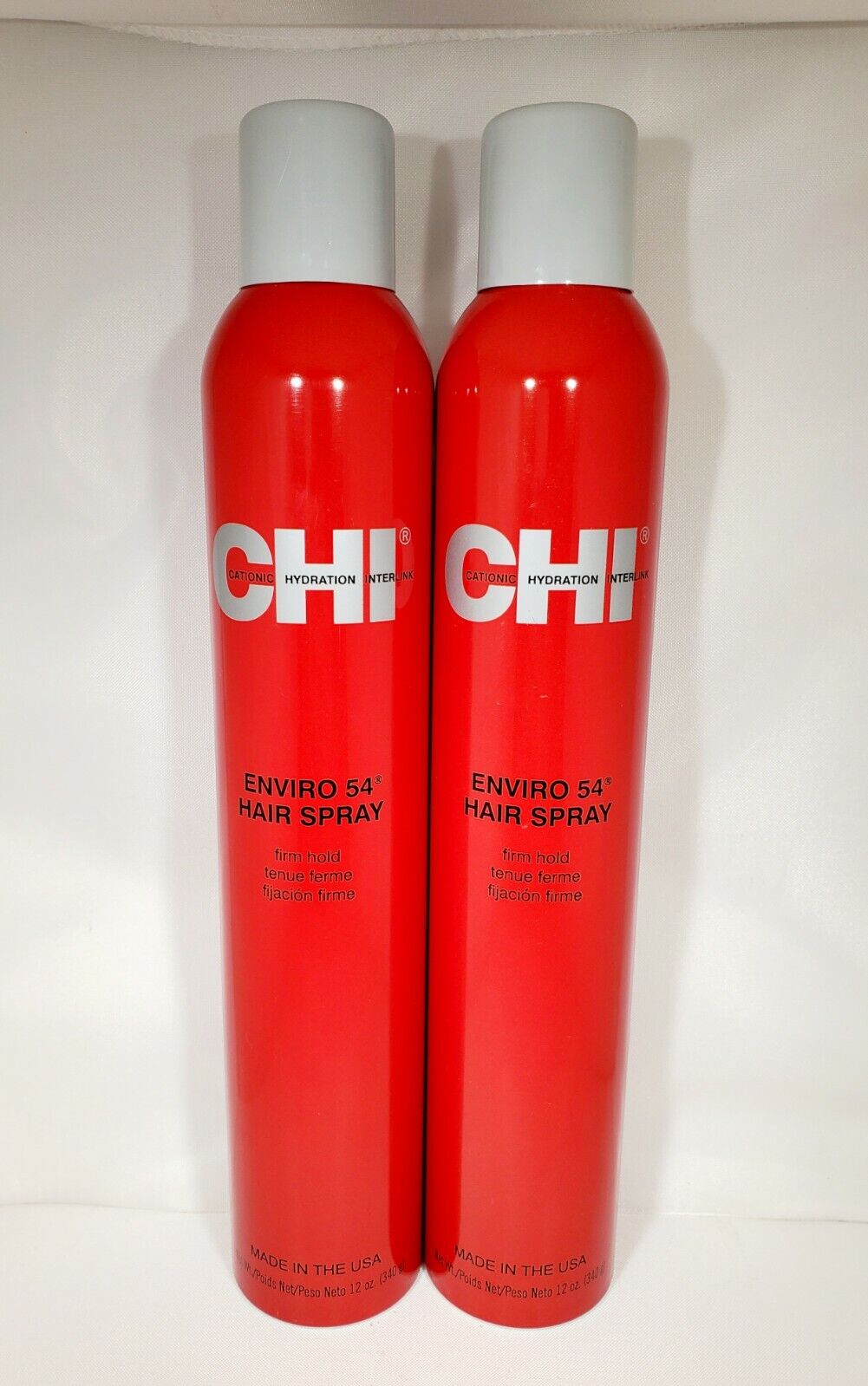 TWO (2) Chi Enviro 54 Firm Hold Hair Spray, 12 Oz FREE SHIPPING!!!